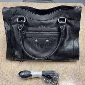 Harley-Davidson Black Leather Shoulder Bag